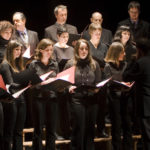 El coro de la UPV-EHU en una de sus actuaciones